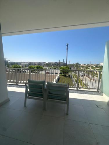 Μπαλκόνι ή βεράντα στο Vida hotel suite 2 apartment two bedrooms