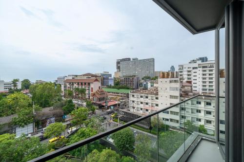 a view from a window of a city at Vacaystation Edge Central Pattaya in Pattaya Central