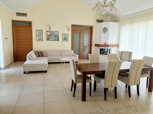 Χώρος καθιστικού στο Apartment Larin