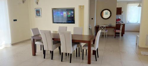 Χώρος καθιστικού στο Apartment Larin