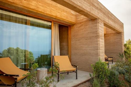 Un lugar para sentarse en Hôtel Mylos - Cargèse