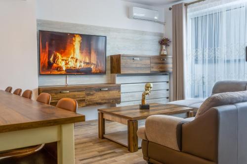 Posezení v ubytování KOA - Sunset Penthouse