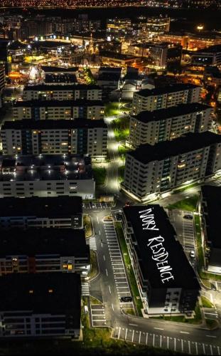 Nespecifikovaný výhled na destinaci Voluntari nebo výhled na město při pohledu z apartmánu