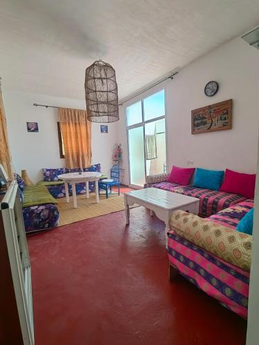 Katil atau katil-katil dalam bilik di Kaouki Surf-house