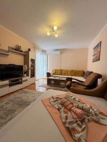 Μια τηλεόραση ή/και κέντρο ψυχαγωγίας στο Apartman TOPLA