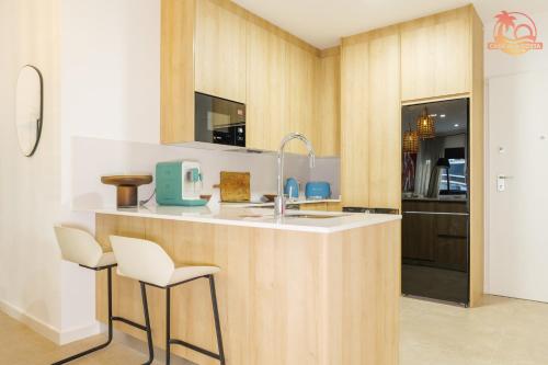 Kuchyň nebo kuchyňský kout v ubytování Casa de la Costa - Pintor Clemente bajo