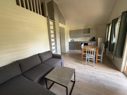 Η κουζίνα ή μικρή κουζίνα στο Sjøholt Camping