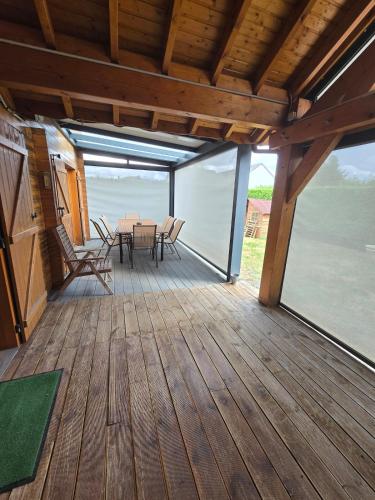 Balkón nebo terasa v ubytování Le Chalet d'AxEllie