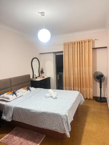Ένα ή περισσότερα κρεβάτια σε δωμάτιο στο Apartment in prior Velho