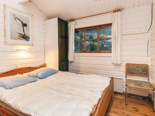 Postel nebo postele na pokoji v ubytování 6 person holiday home in Bindslev-By Traum