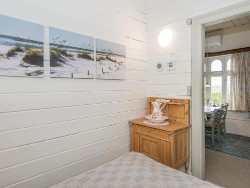 Ένα ή περισσότερα κρεβάτια σε δωμάτιο στο 4 person holiday home in Rømø-By Traum