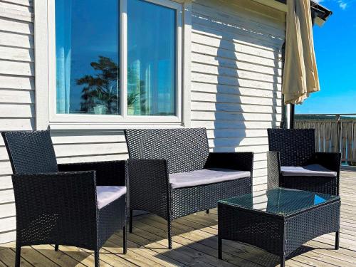 Μπαλκόνι ή βεράντα στο 4 person holiday home in Uddevalla-By Traum