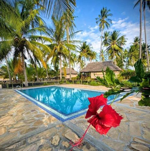 A piscina localizada em Barry's Beach Resort ou nos arredores