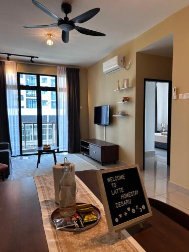 Et tv og/eller underholdning på Latte Homestay Desaru