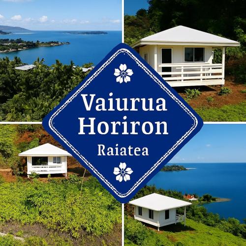a sign that says vahua horizons horizon raider at Vaiurua Horizon in Taputapuapea