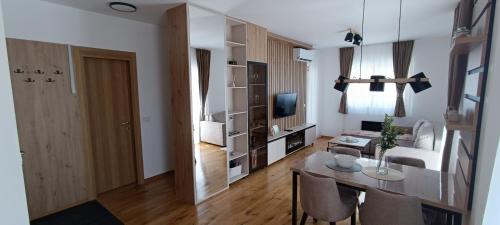 Kuchyň nebo kuchyňský kout v ubytování Apartman NIT Zlatibor