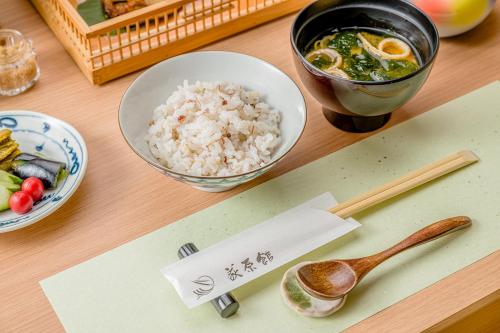 Comida en el ryokan o alrededores