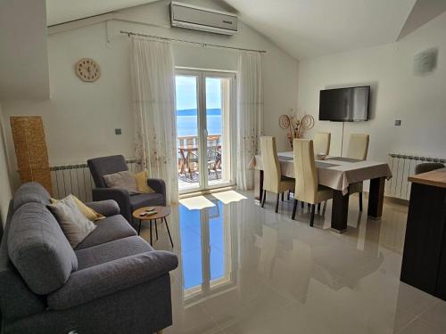 Χώρος καθιστικού στο Apartments Sole