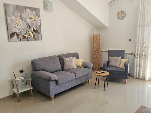 Χώρος καθιστικού στο Apartments Sole