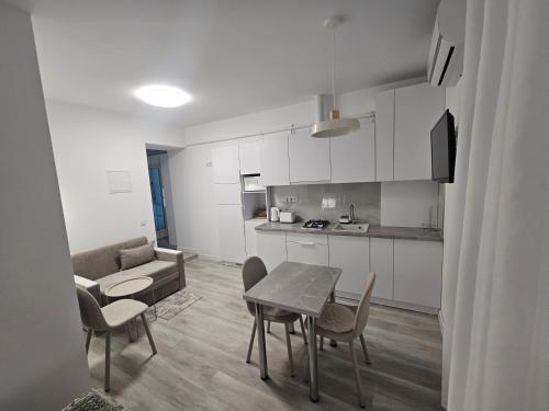 Η κουζίνα ή μικρή κουζίνα στο Apartament Centre