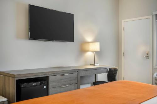 Телевизор и/или развлекательный центр в Amsterdam Inn & Suites, Ascend Hotel Collection