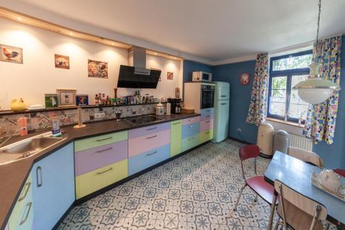 Dapur atau dapur kecil di Eschenhof Quartier