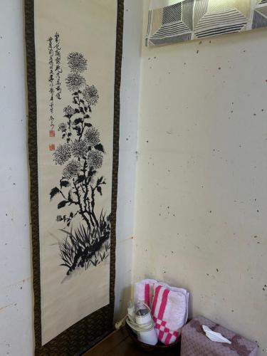 ソウルにあるEugene Hanok Stayの壁画