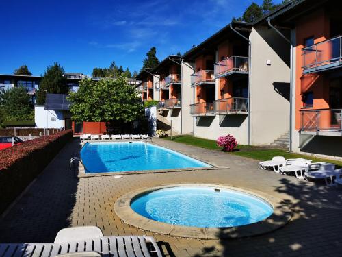 Πισίνα στο ή κοντά στο Apartmány Doky Lipno A9 a D1