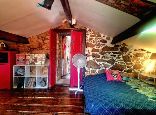 Postel nebo postele na pokoji v ubytování A Castagna