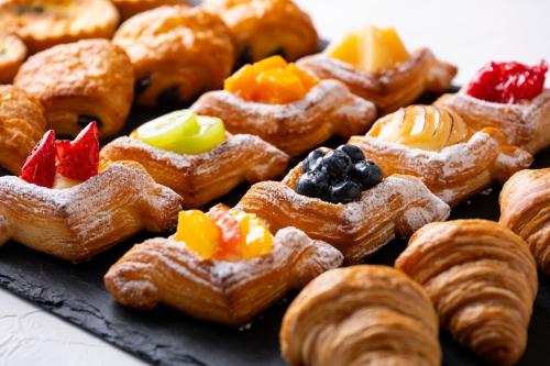 a bunch of pastries with fruit in them at The Prince Park Tower Tokyo - Preferred Hotels & Resorts, LVX Collection in Tokyo