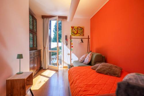 Ένα ή περισσότερα κρεβάτια σε δωμάτιο στο Residenza del Pascià