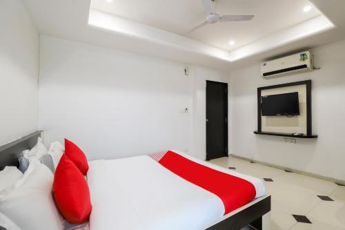 Katil atau katil-katil dalam bilik di Hotel O Sun And Shine