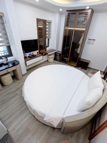 Χώρος καθιστικού στο Halong Lavender Hotel