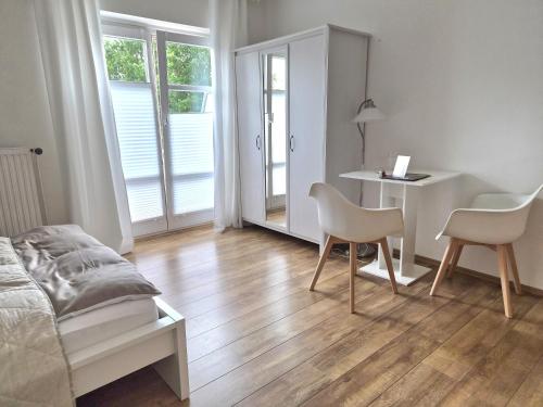 Χώρος καθιστικού στο Das Nest Boardinghouse Hamburg Niendorf