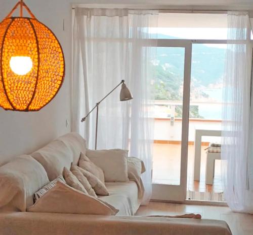Χώρος καθιστικού στο Thegoldsand Cala Salions Tossa de Mar