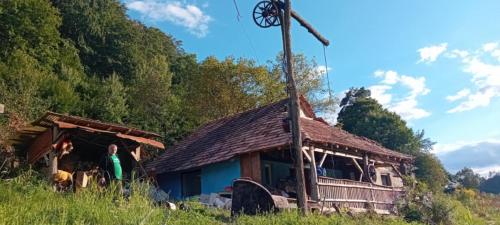 Landskap semula jadi dekat dengan rumah percutian