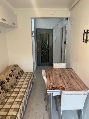 Χώρος καθιστικού στο Apartament în centru