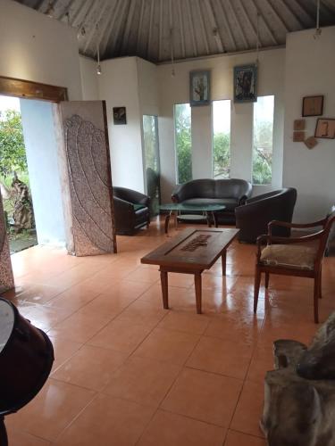 Ruang duduk di Rumah Kemuning Bali