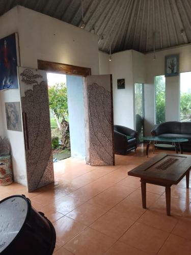 Ruang duduk di Rumah Kemuning Bali