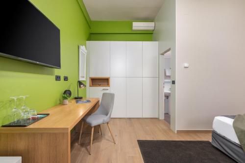 Η κουζίνα ή μικρή κουζίνα στο Rooms Alla Beccaccia