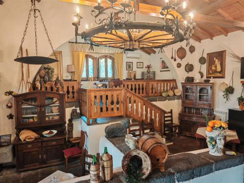 Χώρος καθιστικού στο Agriturismo Kikajon