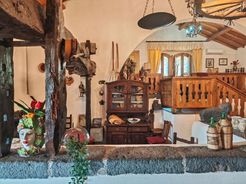 Χώρος καθιστικού στο Agriturismo Kikajon