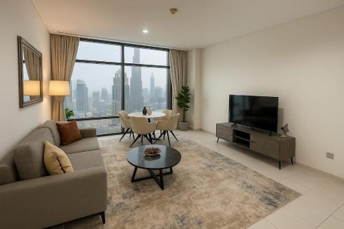 DIFC Index Tower Burj Khalifa View 1BR