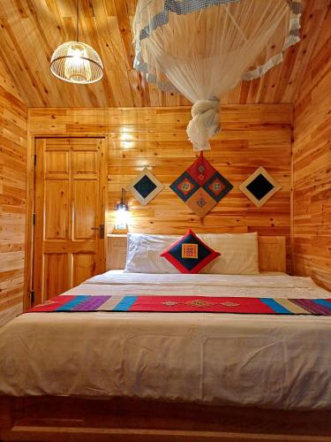 Postel nebo postele na pokoji v ubytování River mountain view homestay