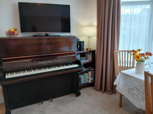 TV a/nebo společenská místnost v ubytování Great place in Liverpool, private bathroom & lounge