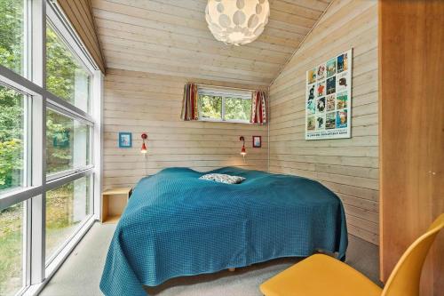 Postel nebo postele na pokoji v ubytování 8863-Glesborg-P-Due-Jensens-Vej-3