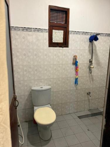 Koupelna v ubytování Lodge Dondrahead