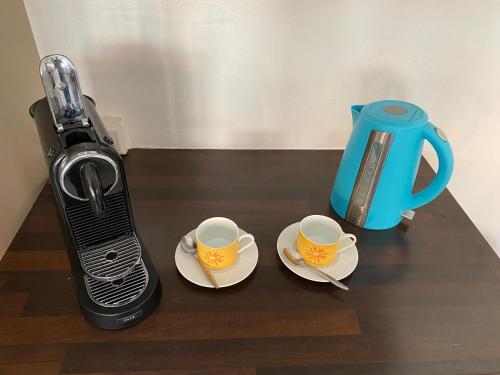 Kohvi ja tee valmistamise võimalus majutusasutuses Living (82 m²) in the heart of Graz