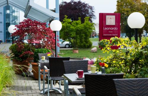 En have udenfor Leonardo Hotel Hannover Airport