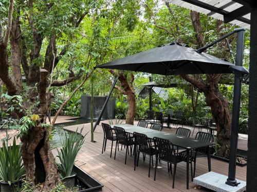 Zahrada ubytování Villa At On Organic Farm